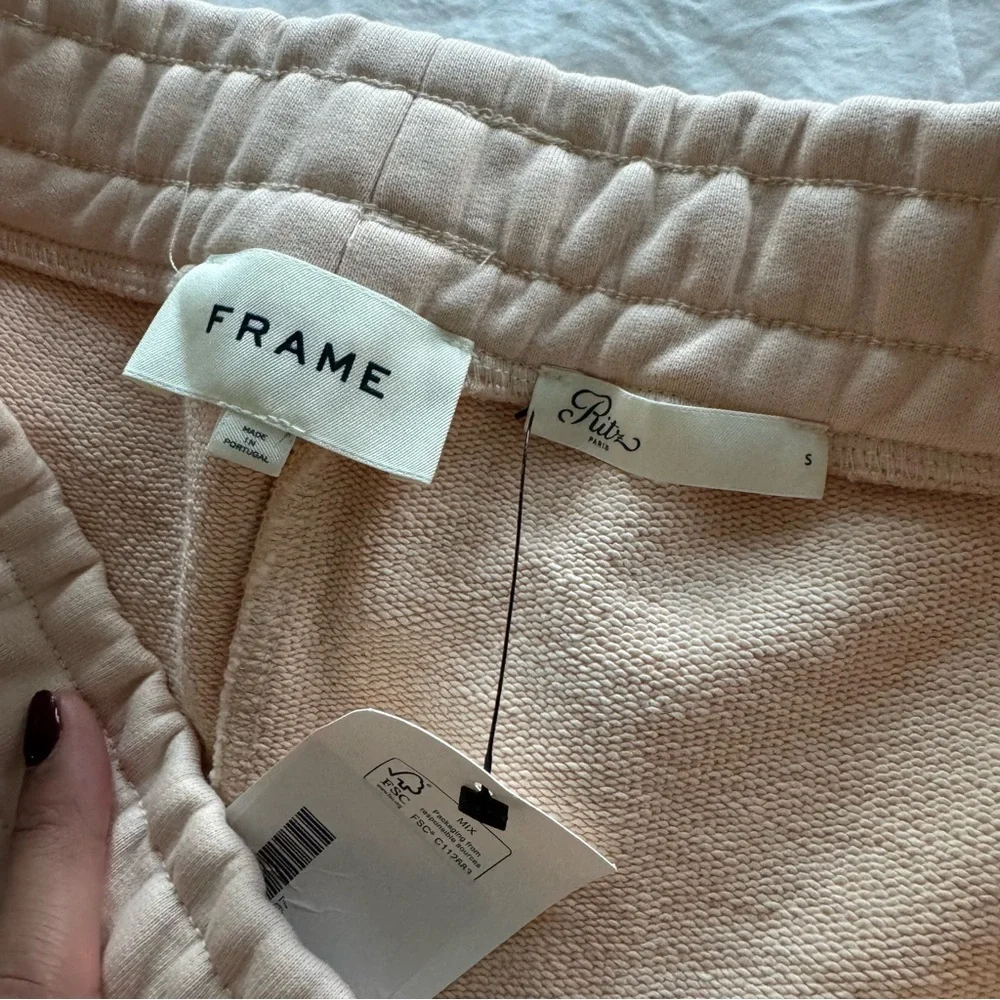 NWOT FRAME x Ritz Paris Women's Sweatpant in Ritz Pink Size S - Picture 6 of 6